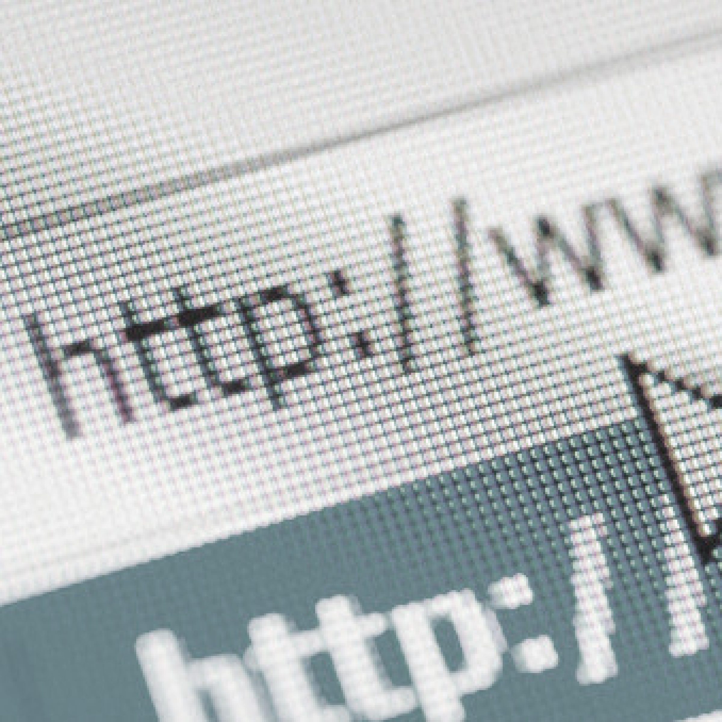Macro shot of http and cursor